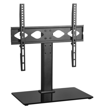 Super Economic Tabletop TV Stand With Glass Base